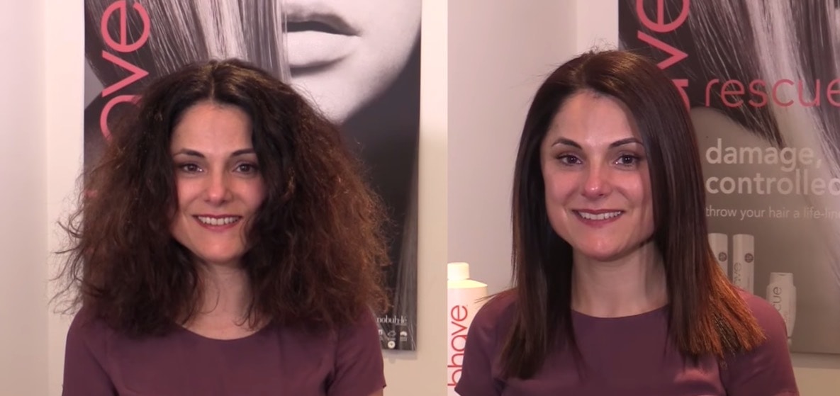 Bhave keratin treatment before and after