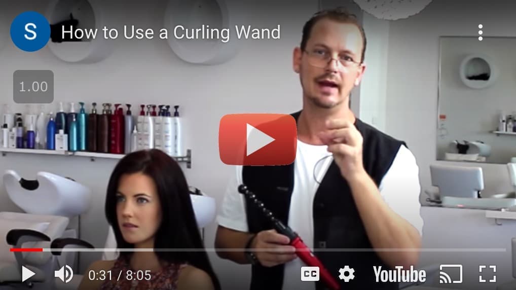 how to use a curling iron
